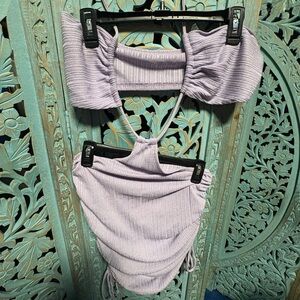 Lavender Ribbed dress